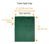 cotton tube cap measurements