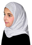 Wholesale 1 Dozen Aiyah Amira Hijab GIRL'S 1 piece Lycra with Rhinestones
