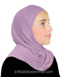 MEDIUM Girl's Amira Hijab 1 piece Cotton Pull On Headscarf Ages 6 & UP