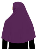 Shoulder Length Khimar 1 Piece Cotton Amira Hijab Small Face Opening