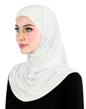 Amira Hijab Silky LYCRA 2 piece Muslim Women's Head Scarf