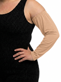 Plus Size Cotton Arm Sleeve Covers 1 Pair Stretchy Elastic