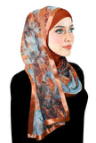 Stylish Mona Kuwaiti Hijabs with Wrap Shawl