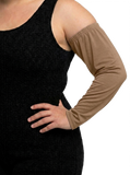 Plus Size Cotton Arm Sleeve Covers 1 Pair Stretchy Elastic