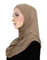 NEW: Women's Khatib COTTON 1 piece Amira Hijab in Summer Fabric