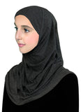 Wholesale 1 Dozen Pre-teen Girls Cotton Amira Hijab 1 piece from 11 years old & up