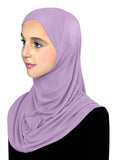 Wholesale 1 Dozen Pre-teen Girls Cotton Amira Hijab 1 piece from 11 years old & up
