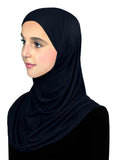 Wholesale 1 Dozen Pre-teen Girls Cotton Amira Hijab 1 piece from 11 years old & up