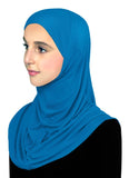 Wholesale 1 Dozen Pre-teen Girls Cotton Amira Hijab 1 piece from 11 years old & up
