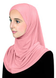 Wholesale 1 Dozen Pre-teen Girls Cotton Amira Hijab 1 piece from 11 years old & up