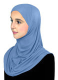 Wholesale 1 Dozen Pre-teen Girls Cotton Amira Hijab 1 piece from 11 years old & up