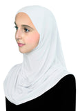 Wholesale 1 Dozen Pre-teen Girls Cotton Amira Hijab 1 piece from 11 years old & up