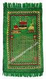 holy sites prayer rug in green