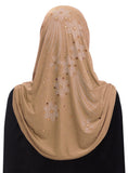 Aiyah Amira Hijab WOMEN'S 1 piece Lycra Pull On Headscarf MADE IN TURKEY