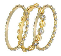 Bangle Bracelets Set of 3 Oro-X Premium Quality Micron Finish #10