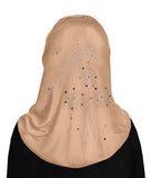 Wholesale 1 Dozen Aiyah Amira Hijab GIRL'S 1 piece Lycra with Rhinestones