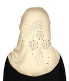 Wholesale 1 Dozen Aiyah Amira Hijab GIRL'S 1 piece Lycra with Rhinestones