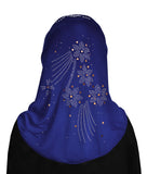 Wholesale 1 Dozen Aiyah Amira Hijab GIRL'S 1 piece Lycra with Rhinestones