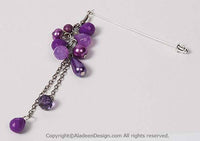 Ensemble Hijab Pin # 10 Purple - MiddleEasternMall